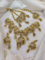 Designer Bridal Set With Jhumar - Image 5