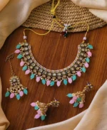 Kundan Necklace Set - Image 4