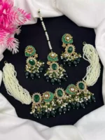 Pearl crush stone choker set - Image 7