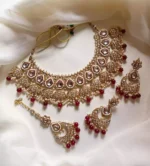 Dabbi kundan necklace set