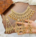 Zircon bridal set with jhumar - Image 12