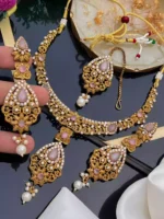 Gold plated necklace set - Image 3