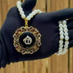 Calligraphy pendant with maala - Image 4