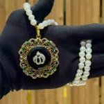 Calligraphy pendant with maala - Image 2