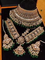 Kundan bridal set with matha patti - Image 2