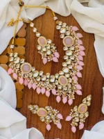 Jaipuri kundan necklace set