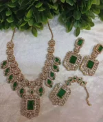 Zircon bridal set with teeka - Image 2