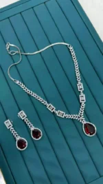 American diamond necklace set - Image 6