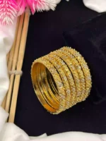 Gold plated 6pcs bangles set