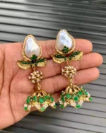 Mother of pearl jhumki - Image 9