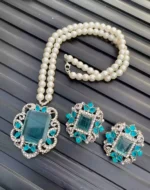 Zircon big size pendant set