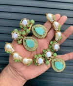 Crafted mother of pearl necklace set - Image 6