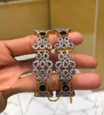 Rhodium openable bangle pair - Image 4