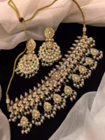 Kundan meena choker set