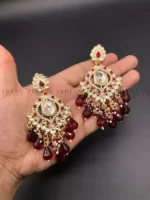 Indian kundan earrings - Image 6