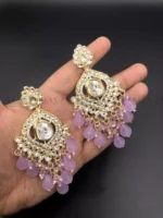 Indian kundan earrings - Image 4