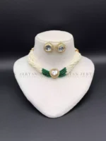 Uncut diamond choker set