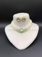 Uncut diamond choker set - Image 2