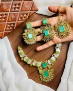 Handmade MOP necklace set - Image 2