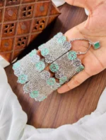 Zircon openable bangle pair - Image 2