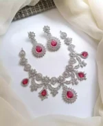 American diamond necklace set - Image 5