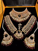 Kundan bridal set with maatha patti