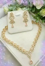 Indian zircon necklace set - Image 3