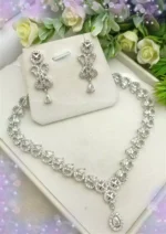 Indian zircon necklace set - Image 6