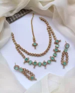 American diamond double layer set - Image 6