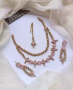 American diamond double layer set - Image 7