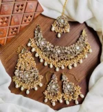 Handmade designer bridal set - Image 5