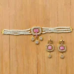 Elegant zircon choker set - Image 3