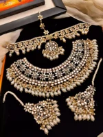 Kundan bridal set with maatha patti - Image 6