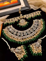 Kundan bridal set with maatha patti