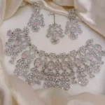 Zircon bridal set with teeka - Image 5