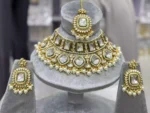 Heavy kundan necklace set - Image 3