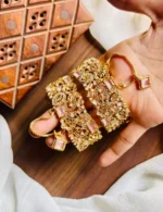 Zircon openable bangle pair - Image 2