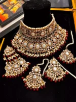MOP kundan bridal set - Image 4