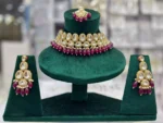Indian kundan necklace set - Image 5
