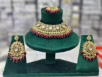 Indian kundan necklace set - Image 7