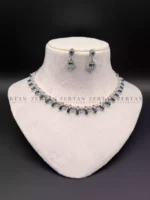 Delicate zircon AD necklace set