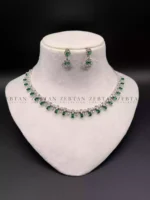 Delicate zircon AD necklace set - Image 2