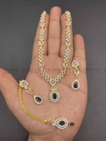 Delicate AD zircon necklace set - Image 3