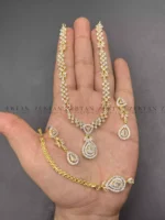 Delicate AD zircon necklace set - Image 7