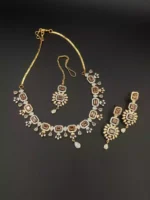 American diamond necklace set