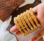 Gold plated 6pcs bangle set - Image 2