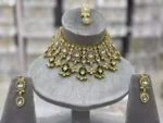 Indian kundan necklace set - Image 3