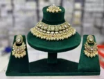 Jaipuri kundan necklace set - Image 2