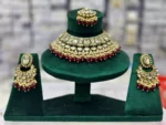 Jaipuri kundan necklace set