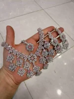 American diamond 1 carat bridal set - Image 3